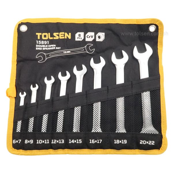 Pcs Double Open End Spanner Set Tolsen Sakr Building Materials